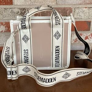 Steve Madden Faux Patent Leather Bwebber Bag